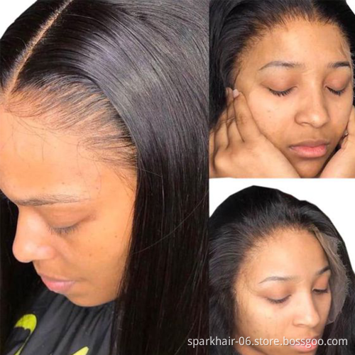 Cheap 13x4 13x6 Super Thin Transparent Lace Front Wig,Virgin Cuticle Aligned Human Hair Wig,Lace Frontal Wig For Black Women